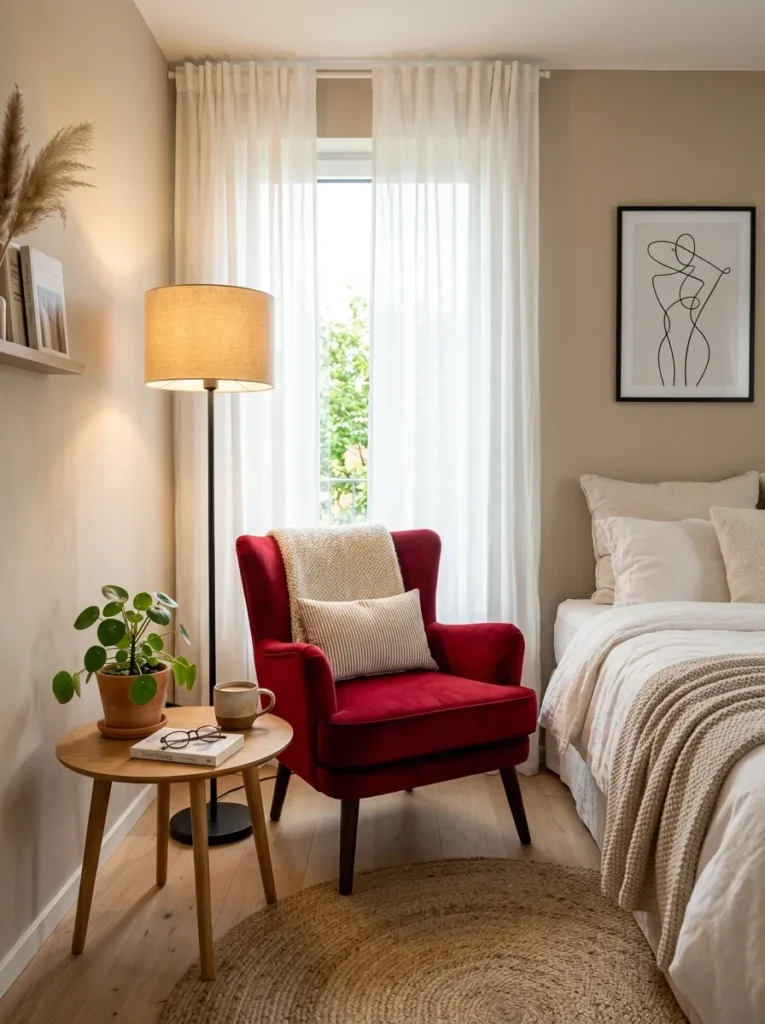 Red Statement Chair