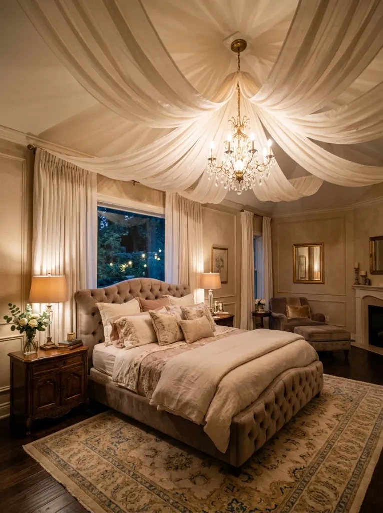 Romantic Draped Ceiling