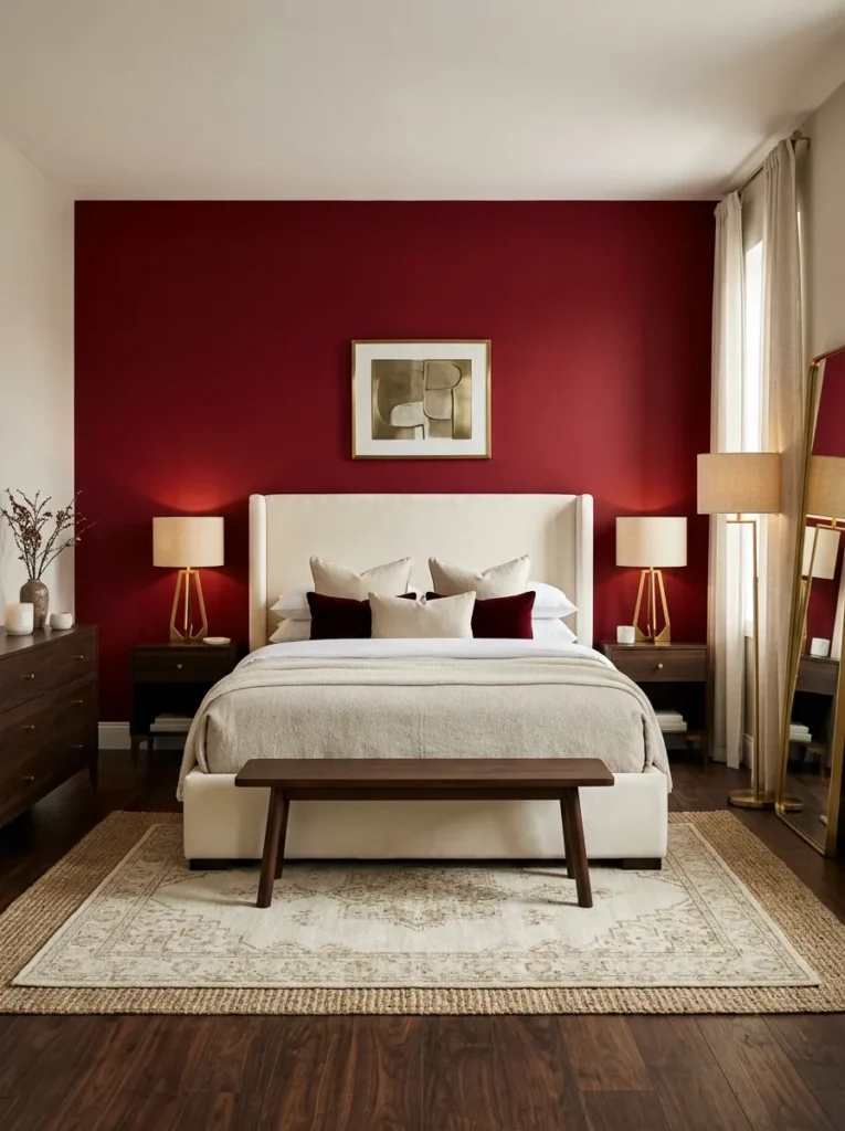 Ruby Accent Wall