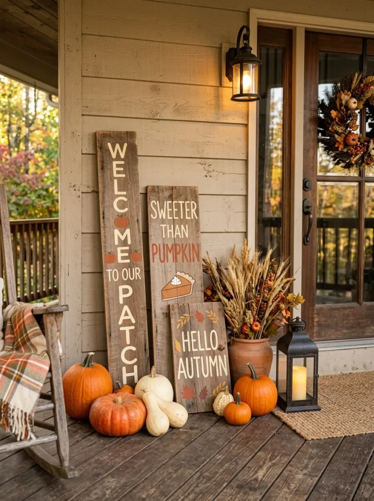 Rustic Sign Trio