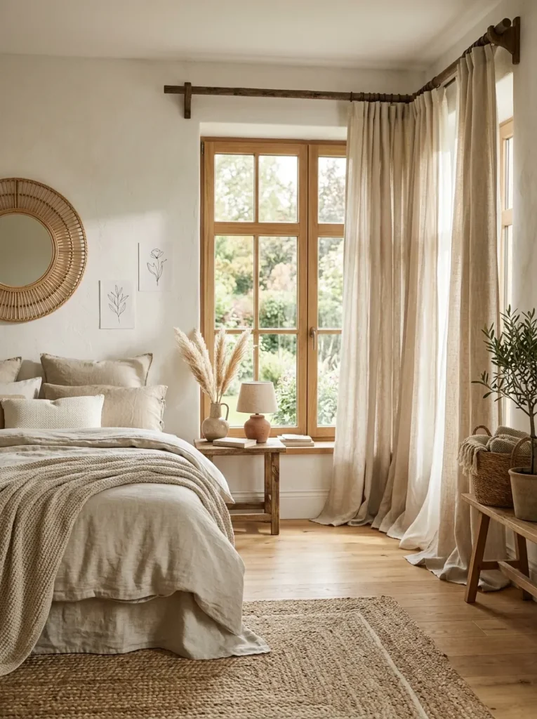 Soft Neutral Curtains
