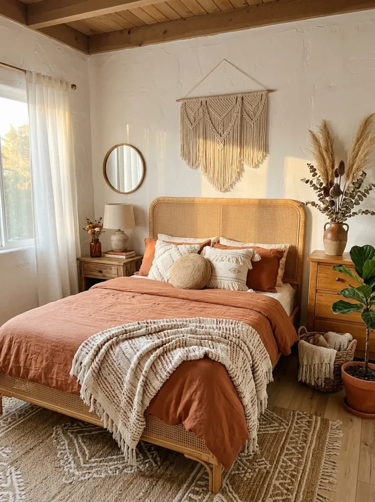 Soft Terracotta Bedding