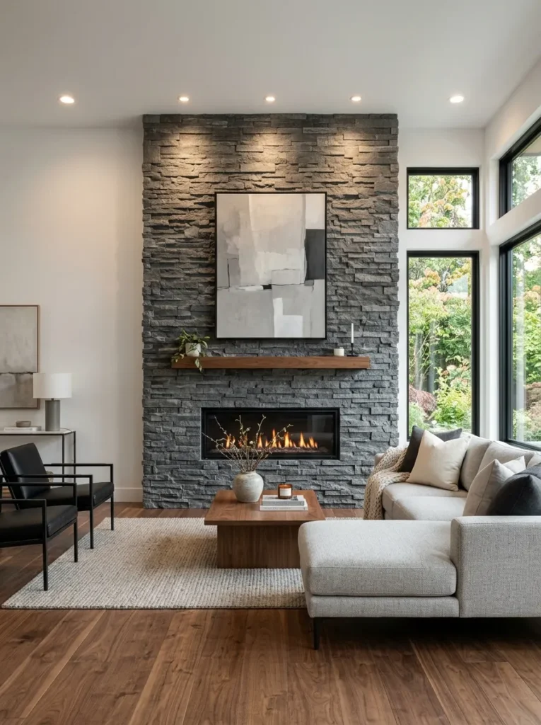 Stacked Ledger Panels