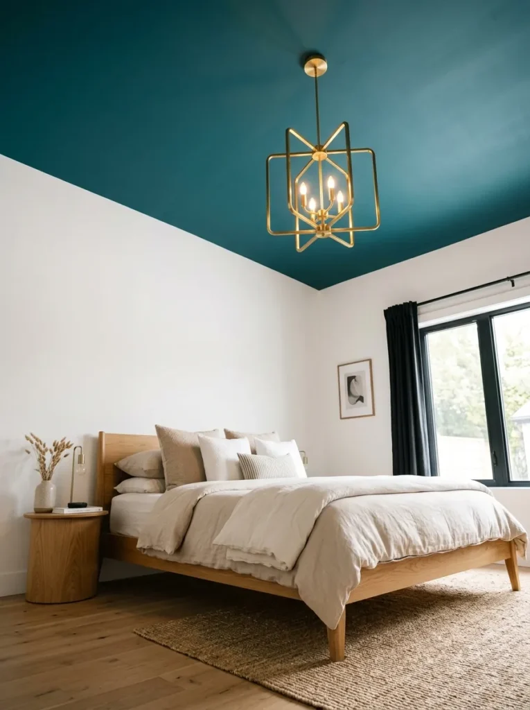Teal Ceiling Pop