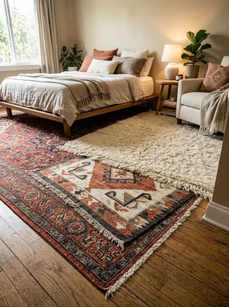 Textured Layer Rugs