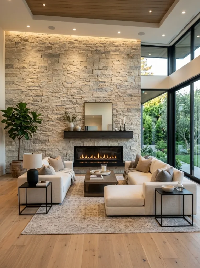 Textured Stone Wall