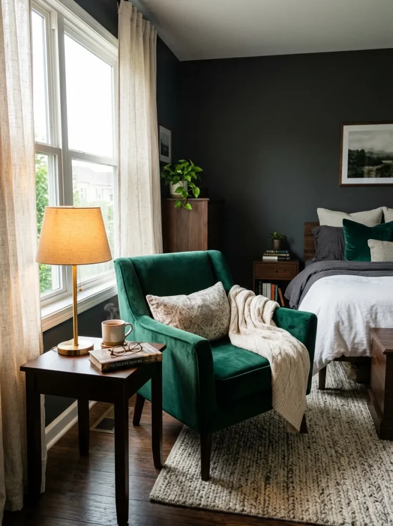 Velvet Accent Chair