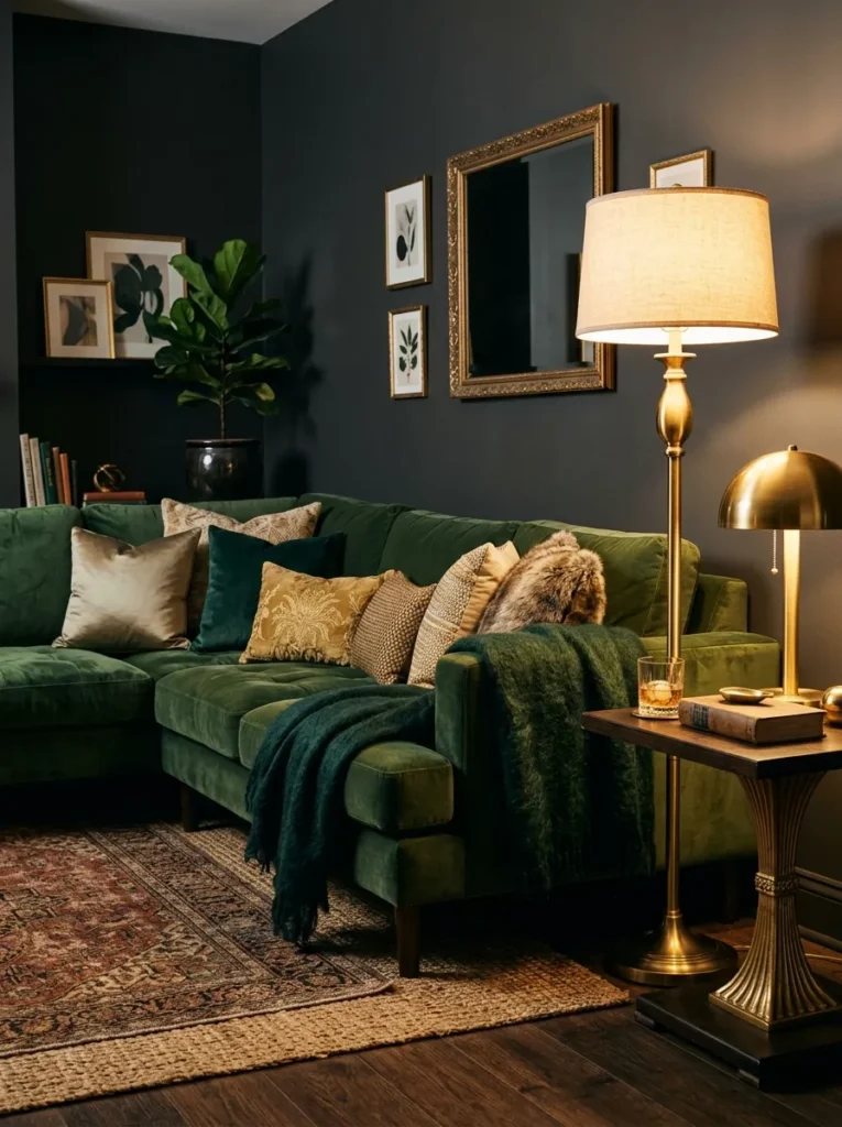 Velvet Seating Corner