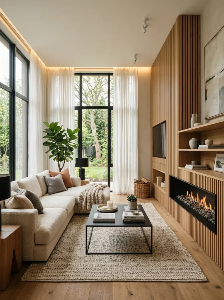 Vertical Slat Wall