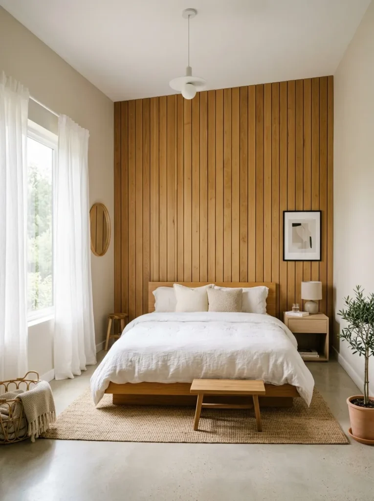 Vertical Wood Planks