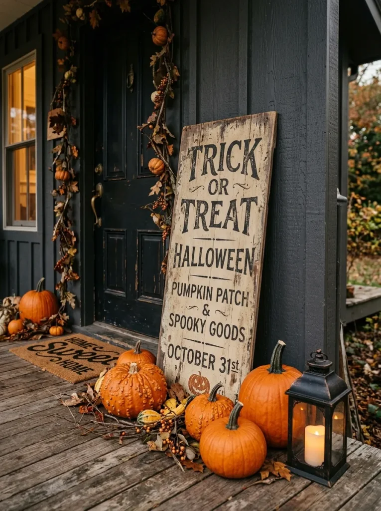 Vintage Halloween Sign