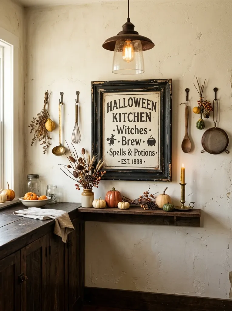 Vintage Halloween Signs