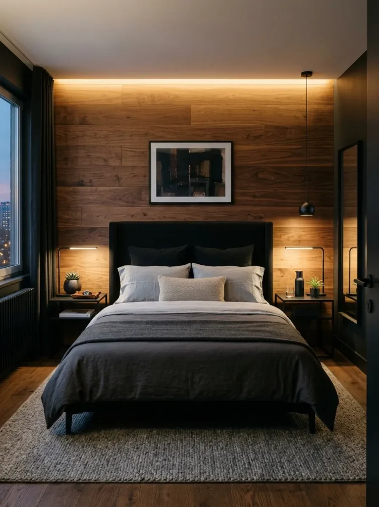 Walnut Accent Walls