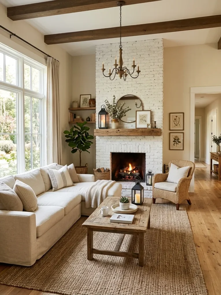 White Brick Surround