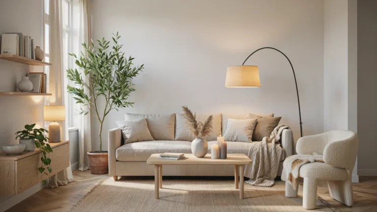 cozy scandinavian living room