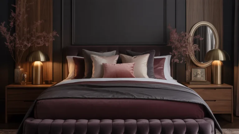 dark feminine bedroom