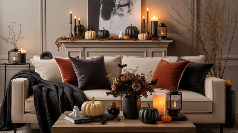 halloween living room decor