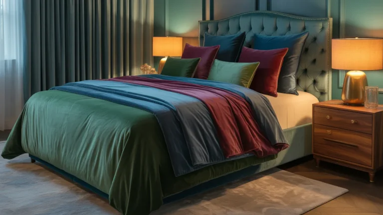jewel tone bedroom