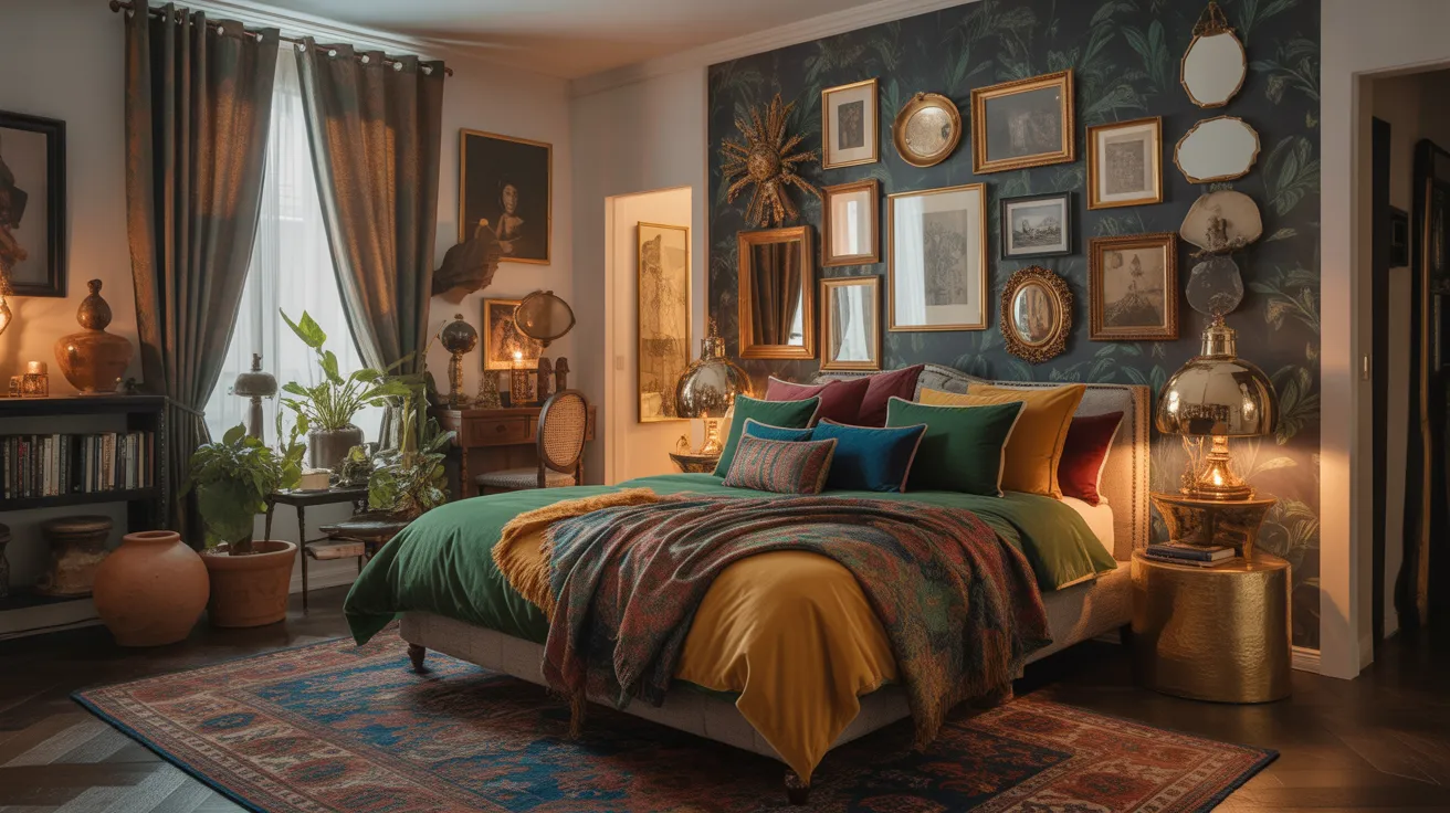 maximalist decor bedroom