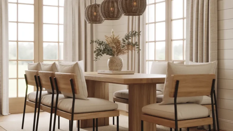 modern farmhouse dining room