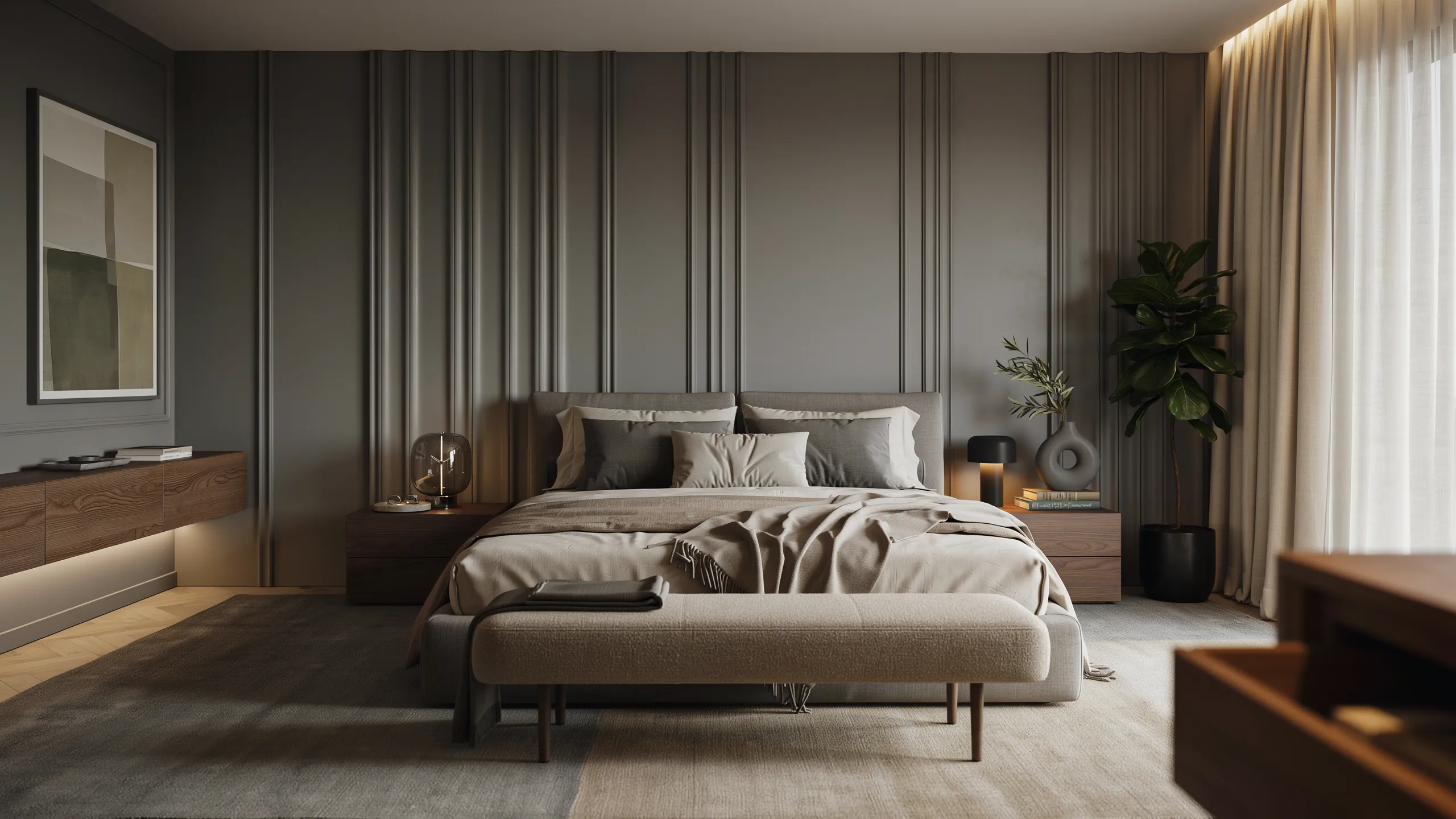 modern mens bedroom