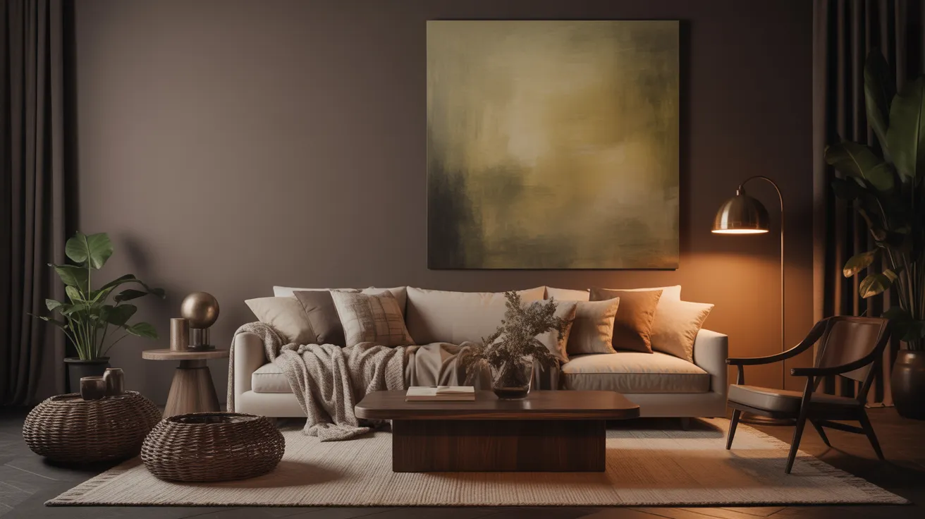 moody living room