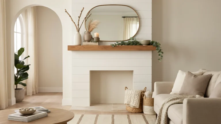 year round mantle decor