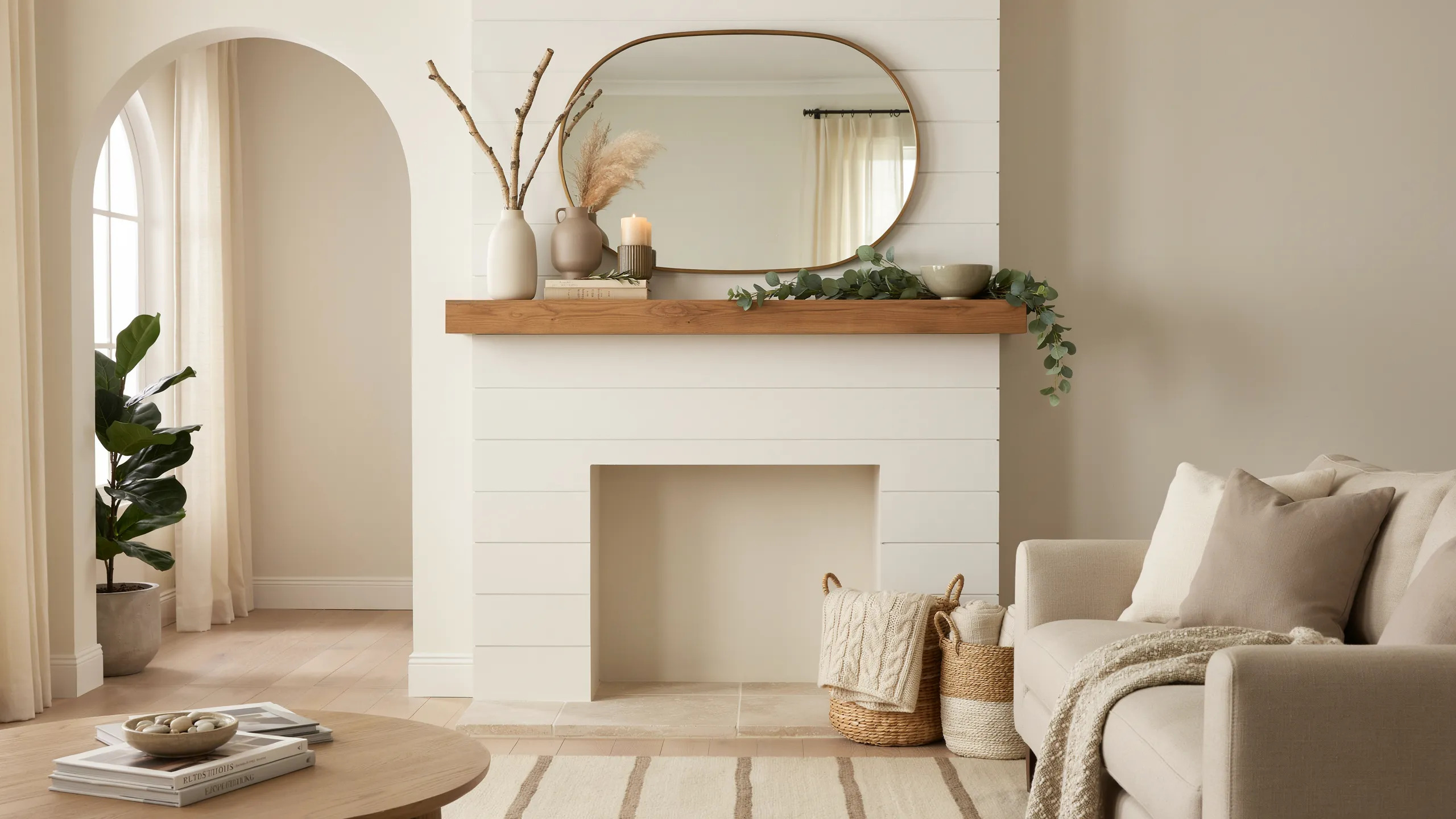 year round mantle decor