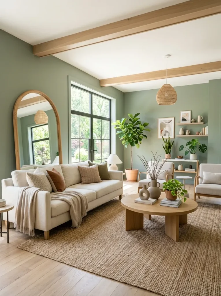 Arched Floor Mirror