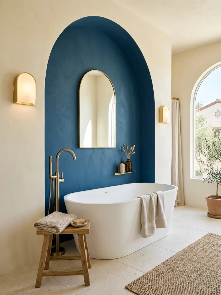 Blue Arched Alcove