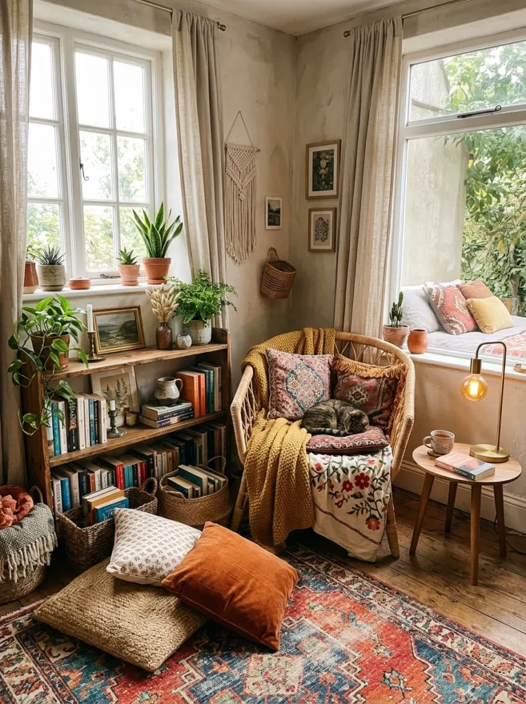 Bohemian Reading Nook