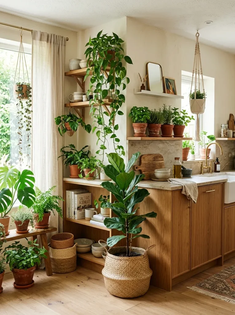Botanical Kitchen Corners