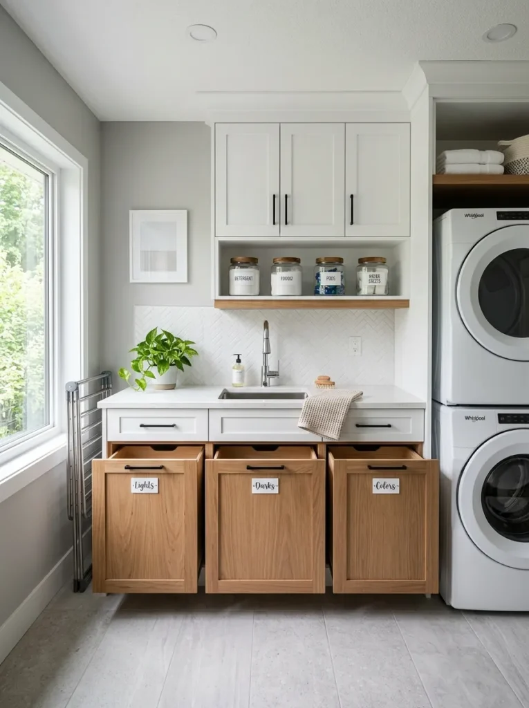 Built-In Hamper System