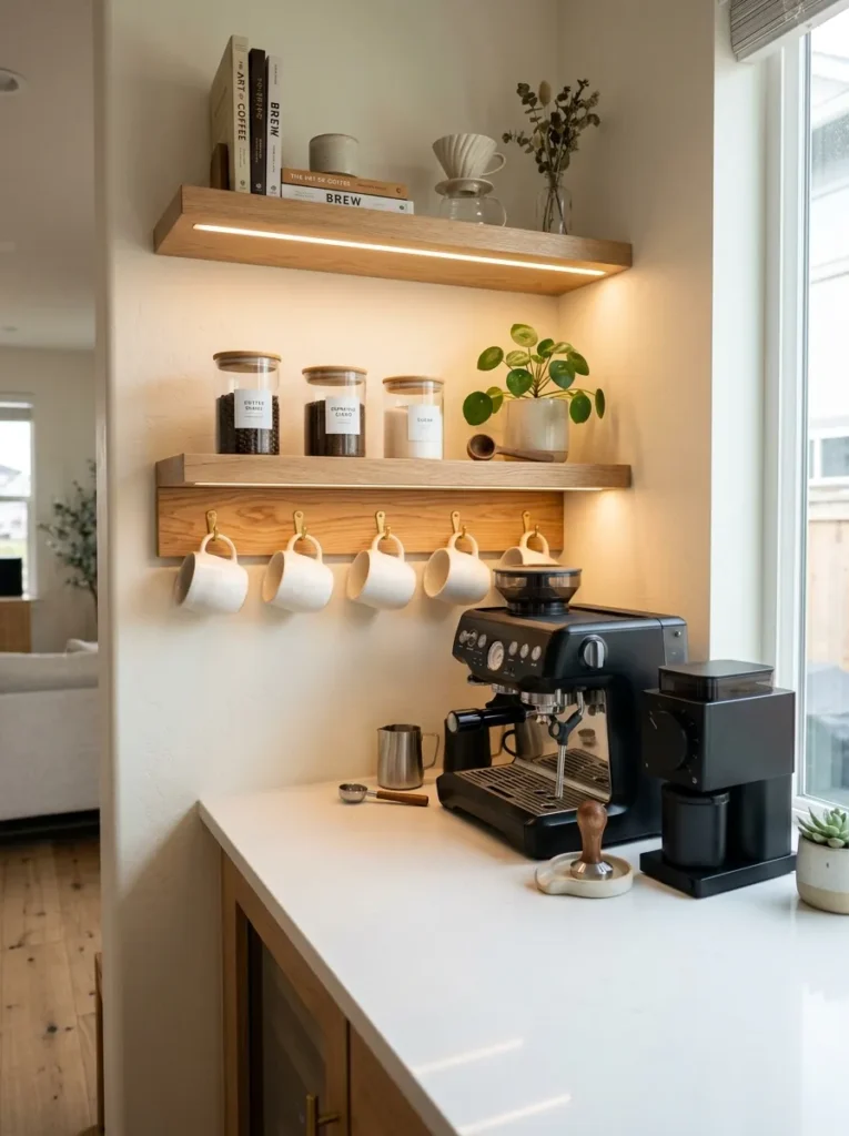 Built-In Mug Rack