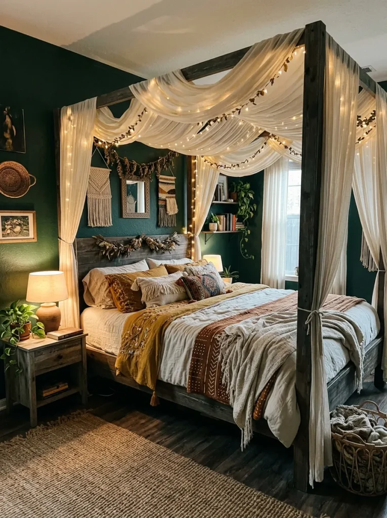 Canopy Bed Styling