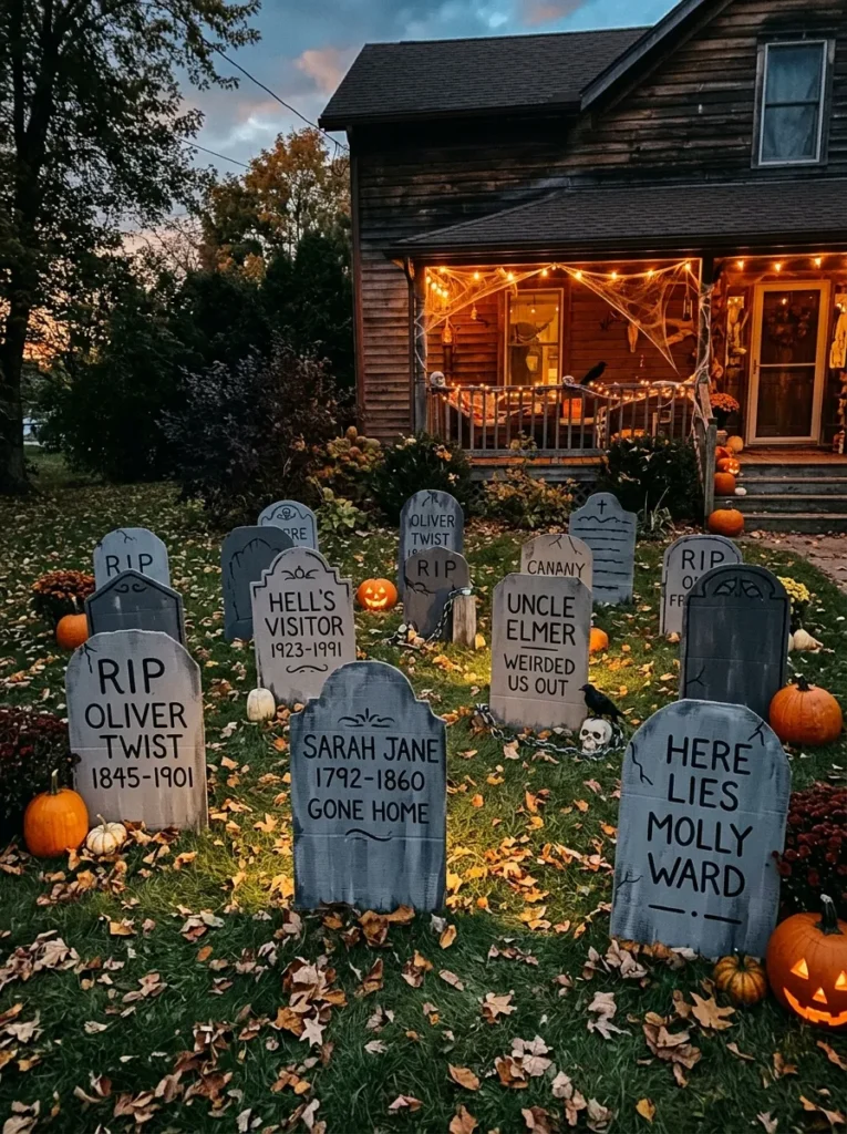 Cardboard Tombstones