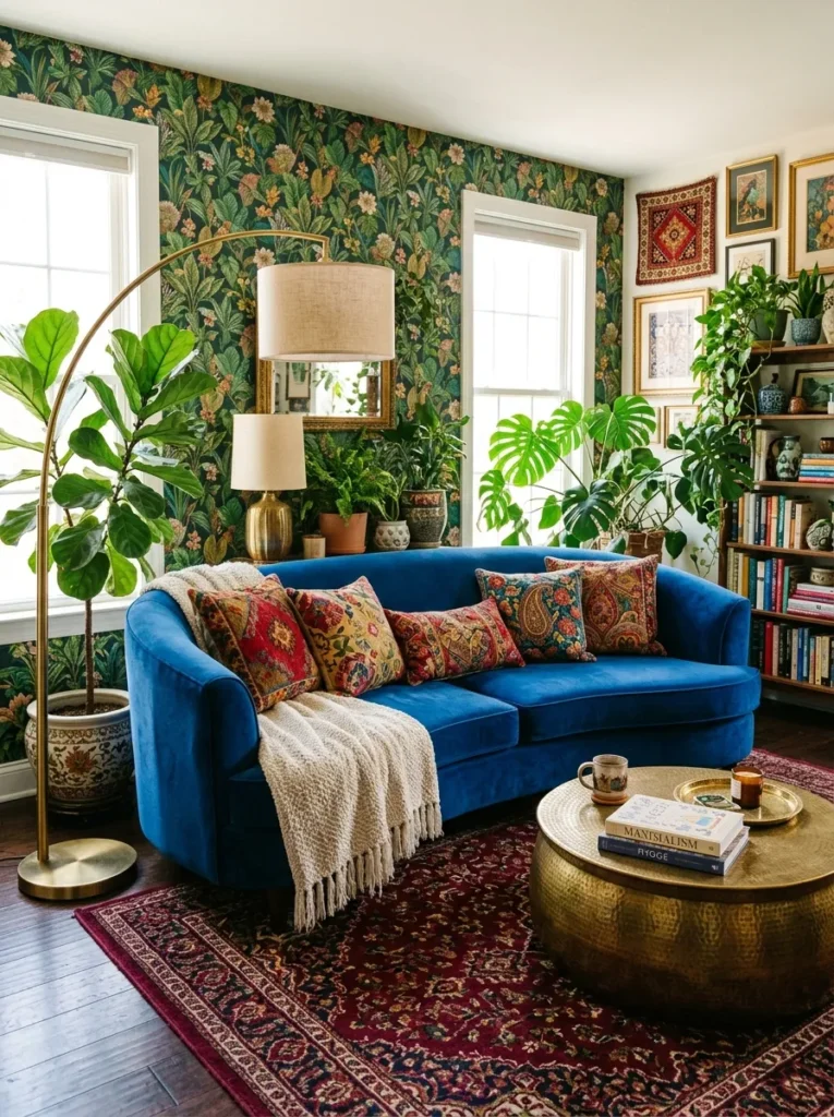 Colorful Curved Sofa