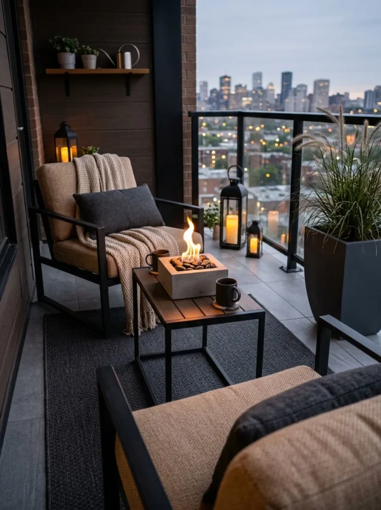 Compact Fire Table