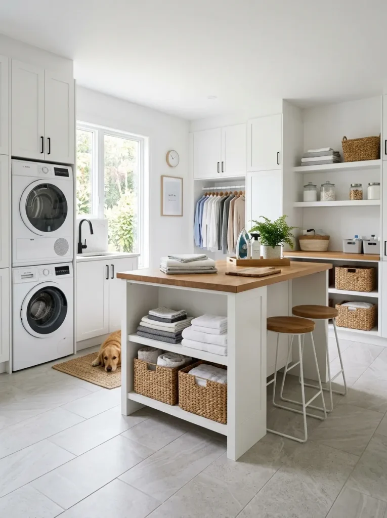 Compact Laundry Island
