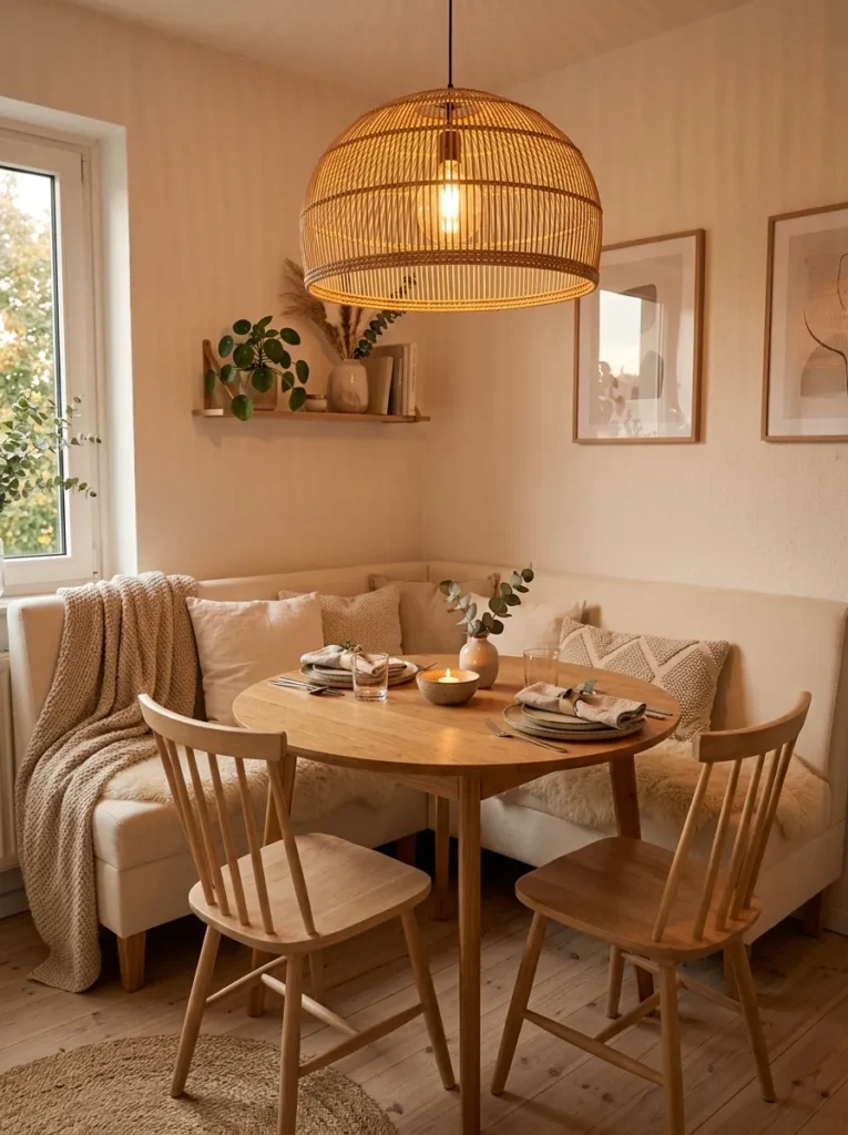Corner Dining With Pendant