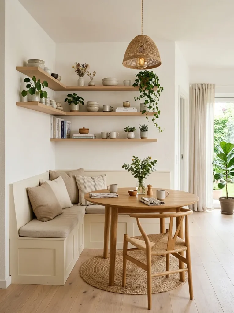 Corner Table With Shelving