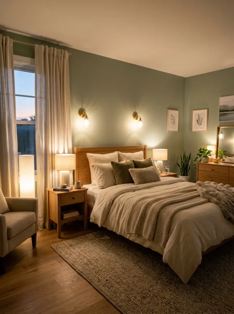 Cozy Layered Lighting