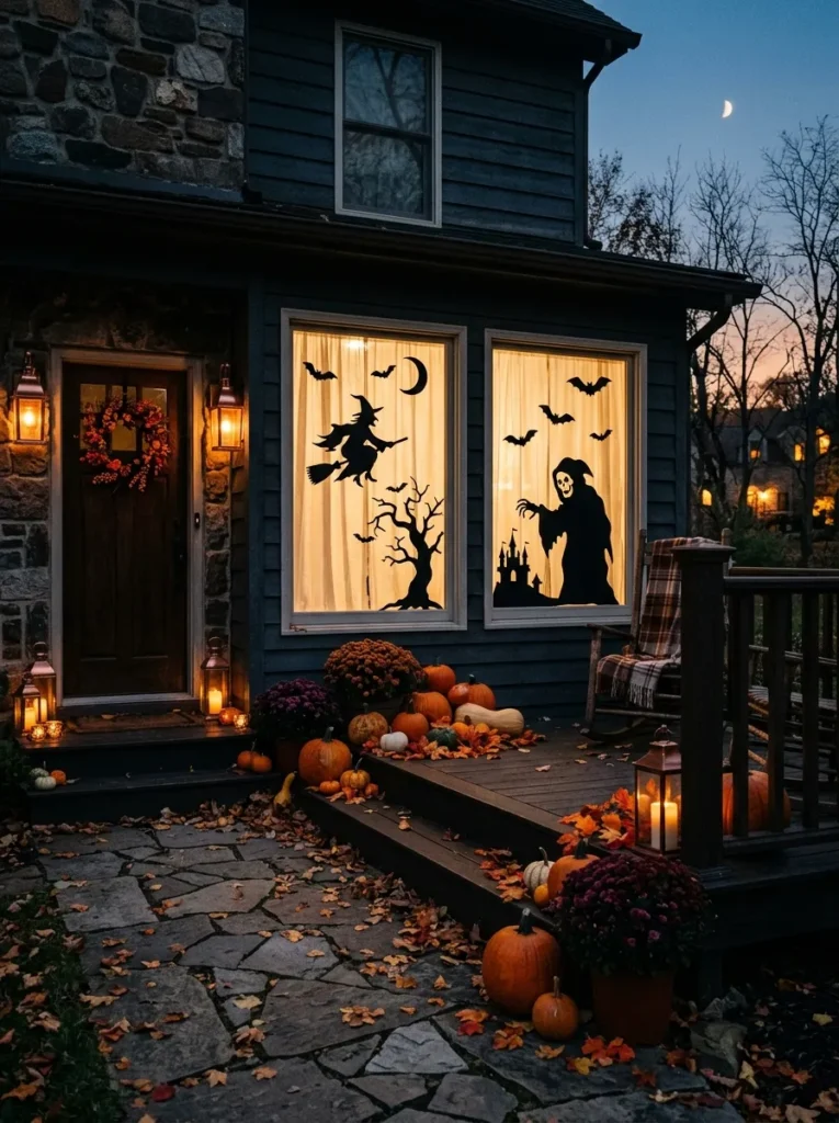 Creepy Window Silhouettes