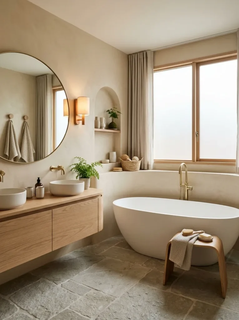 Curved Bathroom Forms