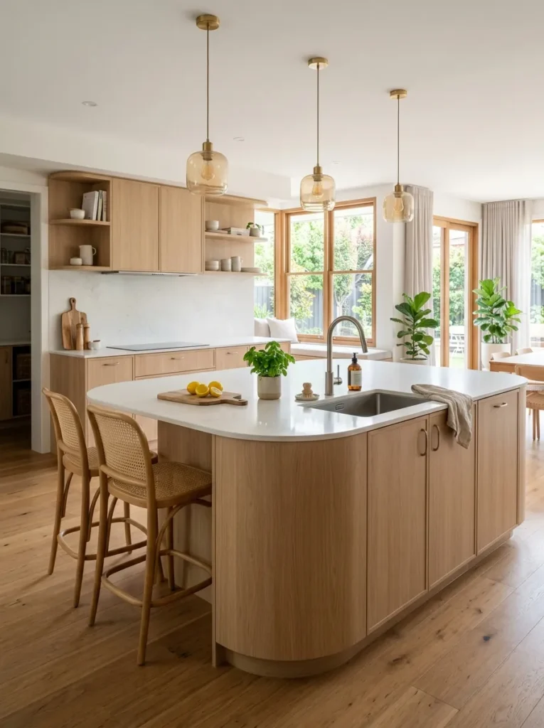 Curved Sink Island