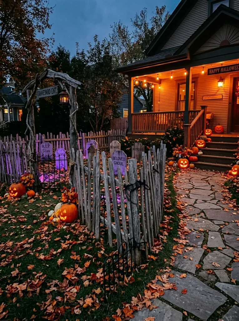DIY Graveyard Fence