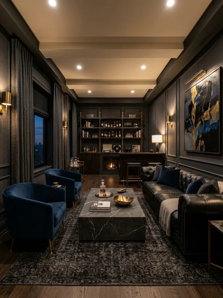 Dark Luxury Lounge