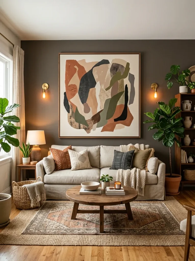 Earth-Toned Artwork