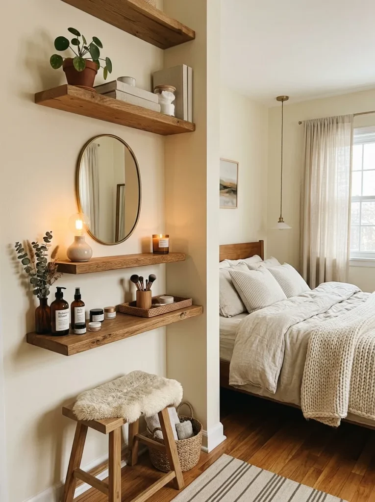 Floating Corner Shelf