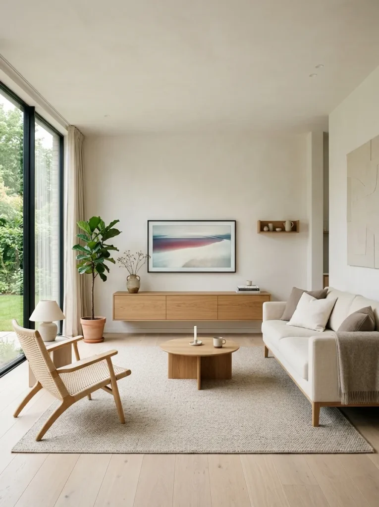 Floating Media Console